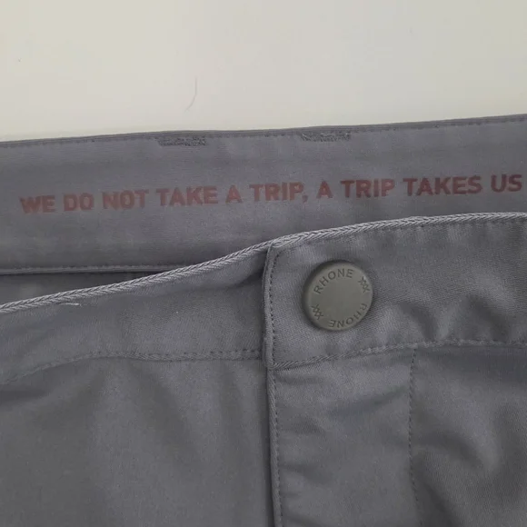 Rhone Men's Gray Golf Casual Performance Pants Size 33x30 - Picture 3 of 5